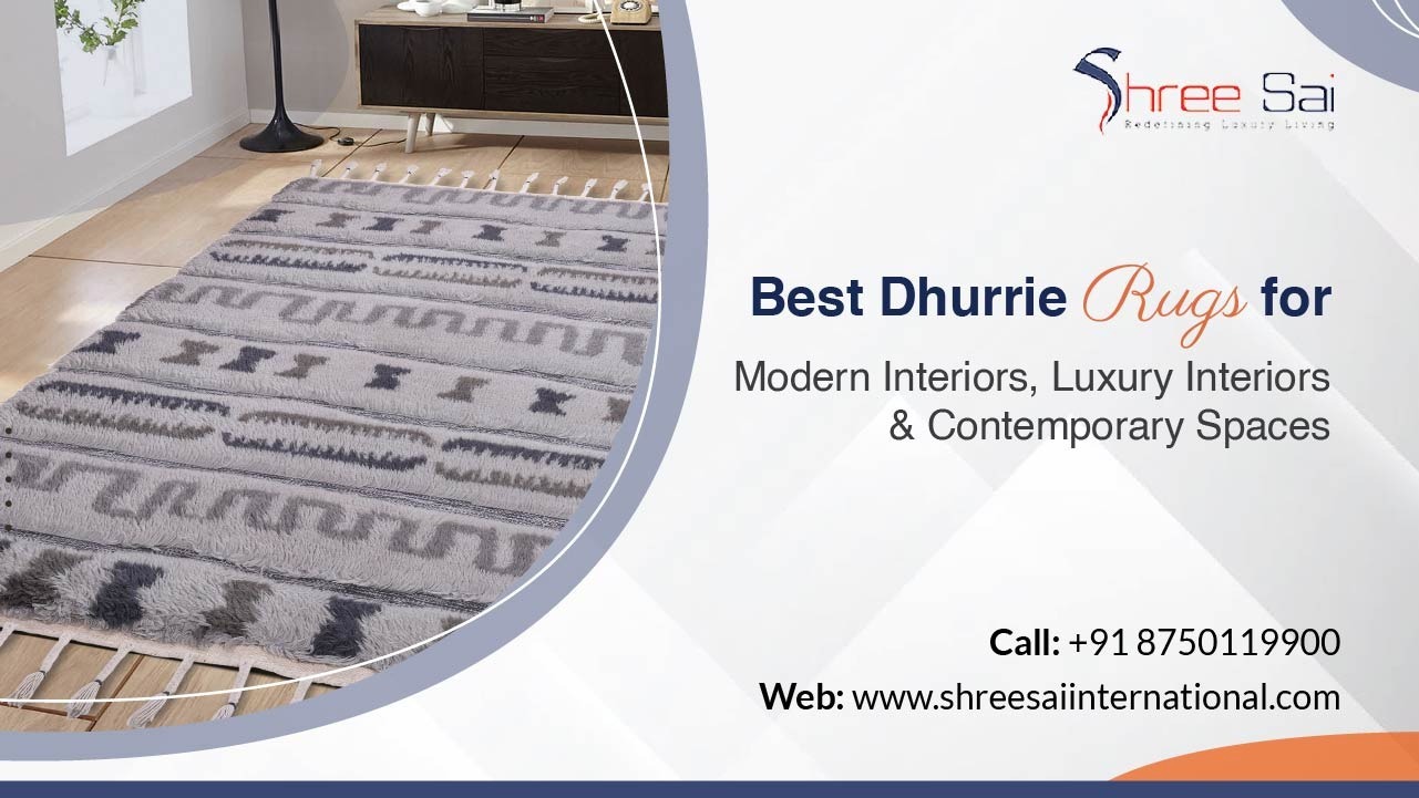 Best Dhurrie Rugs for Modern Interiors, Luxury Interiors & Contemporary Spaces 5 Dhurrie rugs