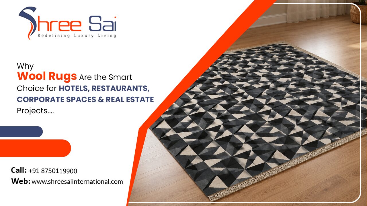Why Wool Rugs Are the Smart Choice for Hotels, Restaurants, Corporate Spaces & Real Estate Projects 5 Why Wool Rugs Are the Smart Choice