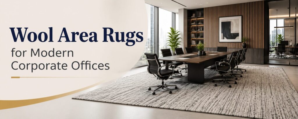 Why Wool Rugs Are the Smart Choice for Hotels, Restaurants, Corporate Spaces & Real Estate Projects 1 Why Wool Rugs Are the Smart Choice for Hotels, Restaurants, Corporate Spaces & Real Estate Projects